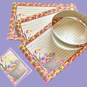 Easter recipe card & cookie cutter gift set